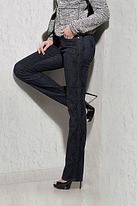 Jacket: Rene Lezard
</br>
Trousers: Escada