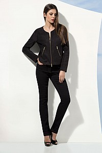 Jacket: Rene Lezard
</br>
Trousers: Escada